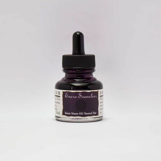 Neutral Tint Sennelier Encre Drawing Ink 30ml - Click Image to Close
