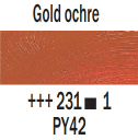 231 Gold Ochre Rembrandt Artist Oil 40ml