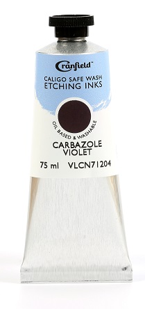 Caligo Safe Wash Etching Ink Carbazole Violet 75ml - Click Image to Close