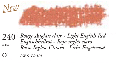 240 Light English Red Sennelier Oil Pastel