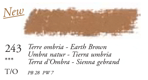 243 Earth Brown Large Sennelier Oil Pastel - Click Image to Close