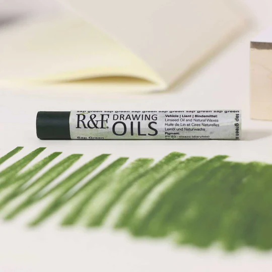3133 Sap Green R&F Drawing Oil 12ml