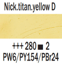280 Nickel Titanate Yellow Deep Rembrandt Artist Oil 40ml