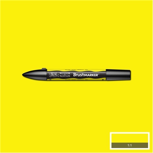 Yellow (Y657) Winsor Brush Marker - Click Image to Close