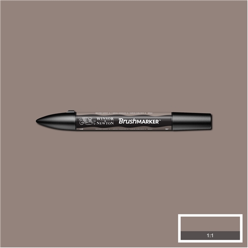 Warm Grey 4 (Wg4) Winsor Brush Marker - Click Image to Close
