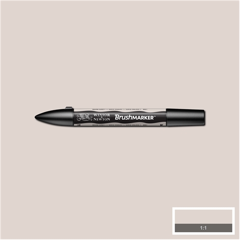 Warm Grey 1 (Wg1) Winsor Brush Marker - Click Image to Close