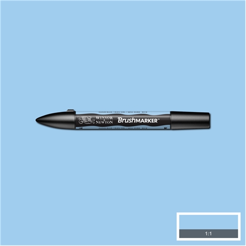 Cloud Blue (B318) Winsor Brush Marker - Click Image to Close