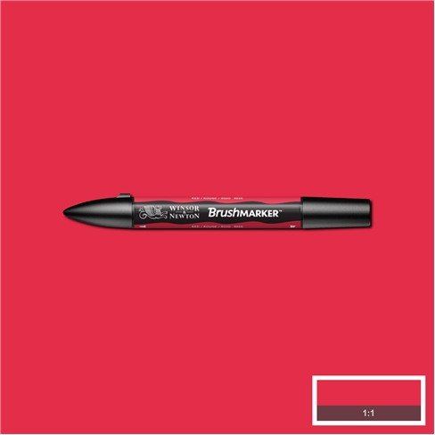 Red (R666) Winsor Brush Marker - Click Image to Close