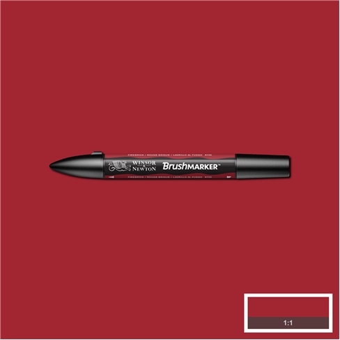 Firebrick (R735) Winsor Brush Marker - Click Image to Close