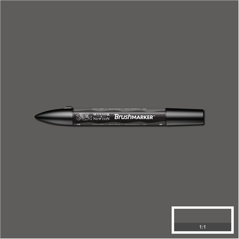 Cool Grey 5 (Cg5) Winsor Brush Marker - Click Image to Close
