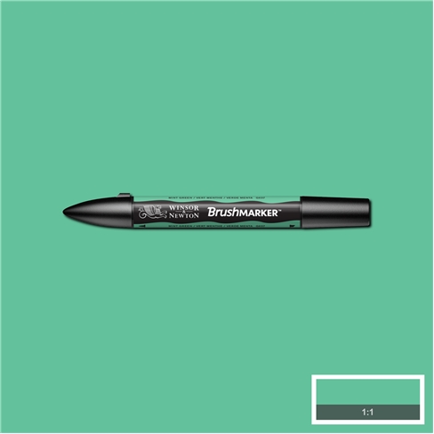 Mint Green (G637) Winsor Brush Marker - Click Image to Close