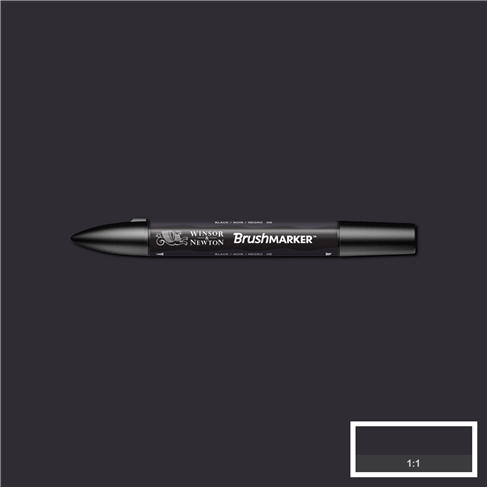 Black (Xb) Winsor Brush Marker - Click Image to Close