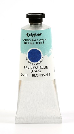 Caligo Safe Wash Relief Ink Process Blue (Cyan) 75ml