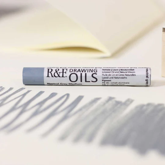 3122 Neutral Grey Medium R&F Drawing Oil 12ml