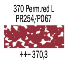 370.3 Perm Red Lt Rembrandt Soft Pastel - Click Image to Close