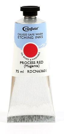 Caligo Safe Wash Etching Ink Process Red 75ml