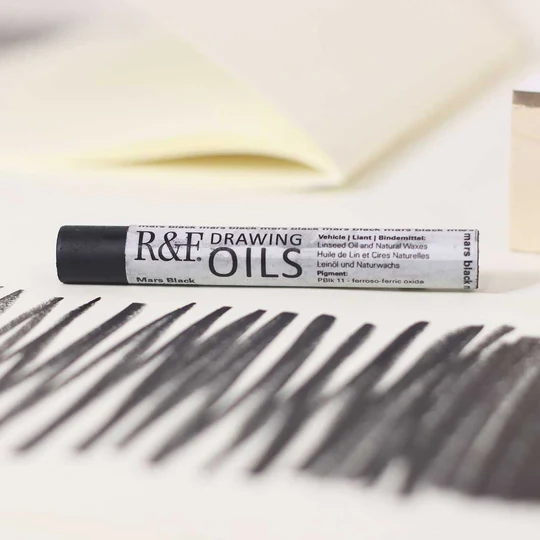 3118 Mars Black R&F Drawing Oil 12ml