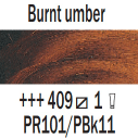 409 Burnt Umber Rembrandt Artist Oil 40ml