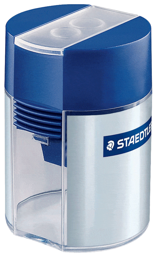 Staedtler Blue Double Barrel Sharpener