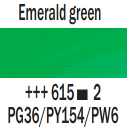 615 Emerald Green Rembrandt Artist Oil 40ml - Click Image to Close