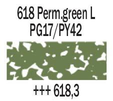 618.3 Perm Green Lt Rembrandt Soft Pastel - Click Image to Close
