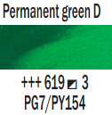619 Permanent Green Deep Rembrandt Artist Oil 40ml
