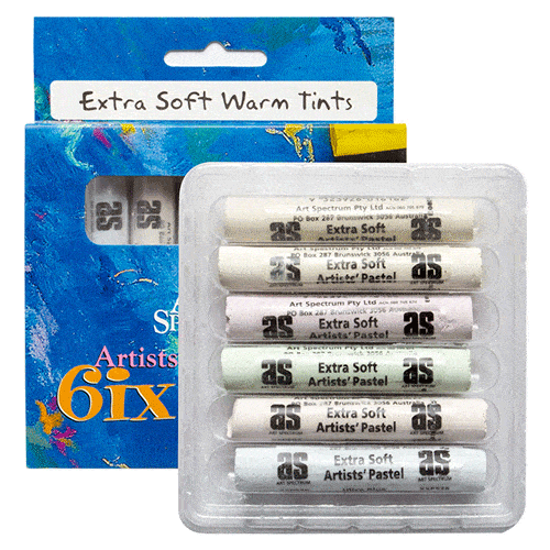 Art Spectrum Extra Soft Warm Tint Set 6 - Click Image to Close