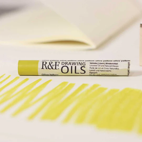 3124 Olive Yellow R&F Drawing Oil 12ml