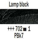 702 Lamp Black Rembrandt Artist Oil 40ml