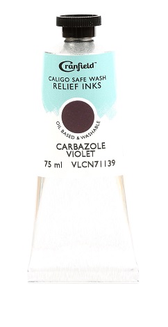 Caligo Safe Wash Relief Ink Carbazole Violet 75ml - Click Image to Close