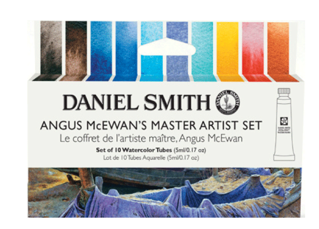DANIEL SMITH Angus McEwan's Master Artist Set 10x5ml Tubes - Click Image to Close