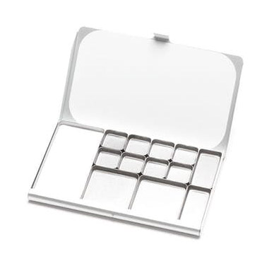 Art Toolkit Pocket Palette Silver with Assorted Pans - Click Image to Close