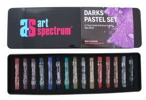 Art Spectrum Soft Pastel Darks Set 15