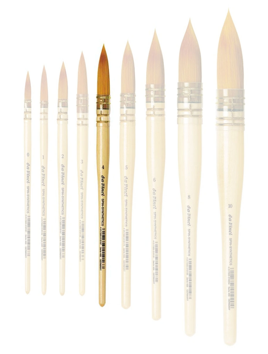 Da Vinci : Spin Synthetics : Series 488 : Size 1 - Brushes for Ink -  Brushes - Brushes