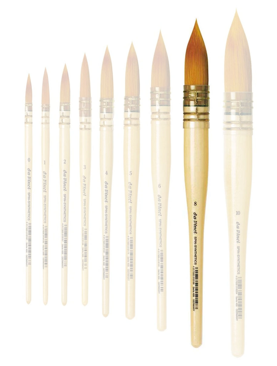 Da Vinci : Spin Synthetics : Series 488 : Size 1 - Brushes for Ink -  Brushes - Brushes