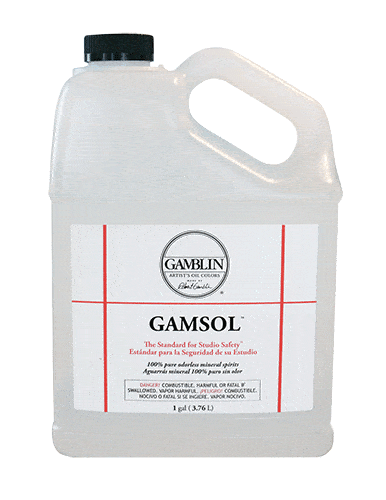 Gamblin Gamsol Odorless Solvent 3.4L - Click Image to Close
