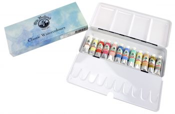 Old Holland - Watercolour German Black Box Set 12 Tubes of 6ml - Click Image to Close