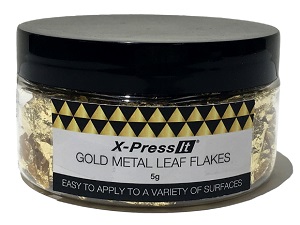 Xpress Imitation Gold Leaf Flakes 5g