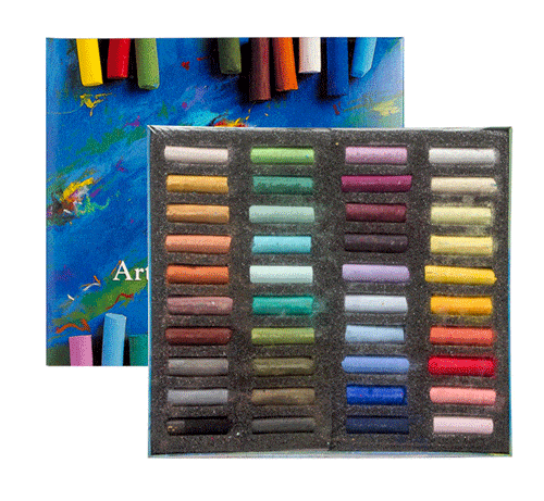 Art Spectrum Soft Pastel Half Sticks Set 40 - Click Image to Close
