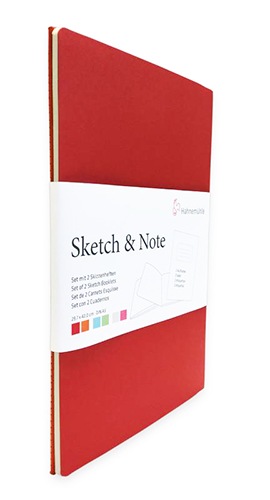 Hahnemuhle Red Bundle Sketch Book 20 Sheets 125gsm A6
