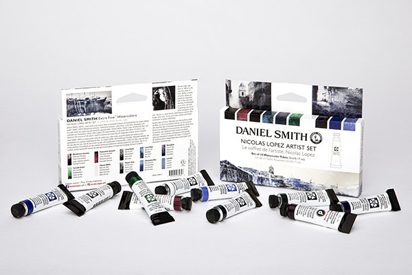 DANIEL SMITH Nicolas Lopez Watercolour Set 10x5ml Tubes - Click Image to Close