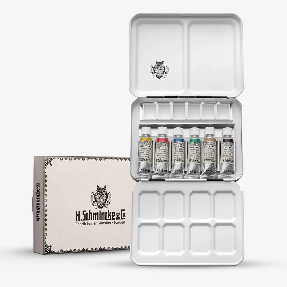 Horadam Watercolour Retro Set 6x5ml Metal Tin