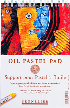 Sennelier Oil Pastel Pad 16x24cm 12 sheets - Click Image to Close