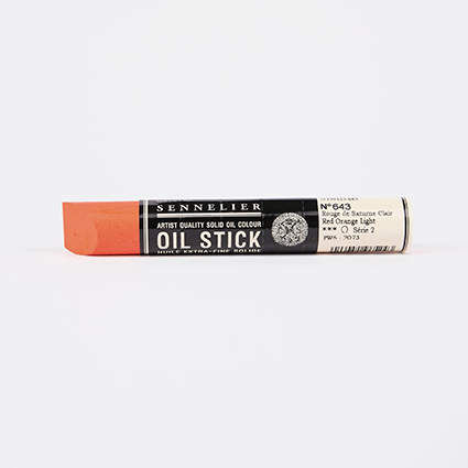 Red Orange Light Sennelier Paint Stick Regular S2 - Click Image to Close