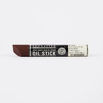 Burnt Umber Sennelier Paint Stick Regular S1 - Click Image to Close