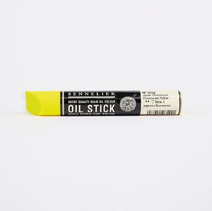 Neon Yellow Sennelier Paint Stick Regular S3 - Click Image to Close