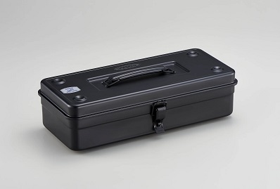TOYO Trunk Shape Toolbox T-350 Black - Click Image to Close