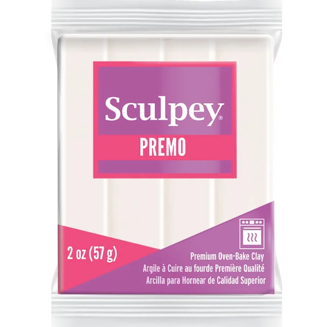 PREMO SCULPEY - 57g - WHITE TRANSLUCENT