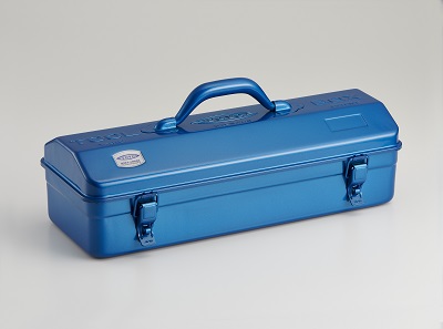 TOYO Camber-top Toolbox Y-410 Blue - Click Image to Close