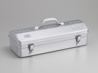 TOYO Camber-top Toolbox Y-410 Silver - Click Image to Close